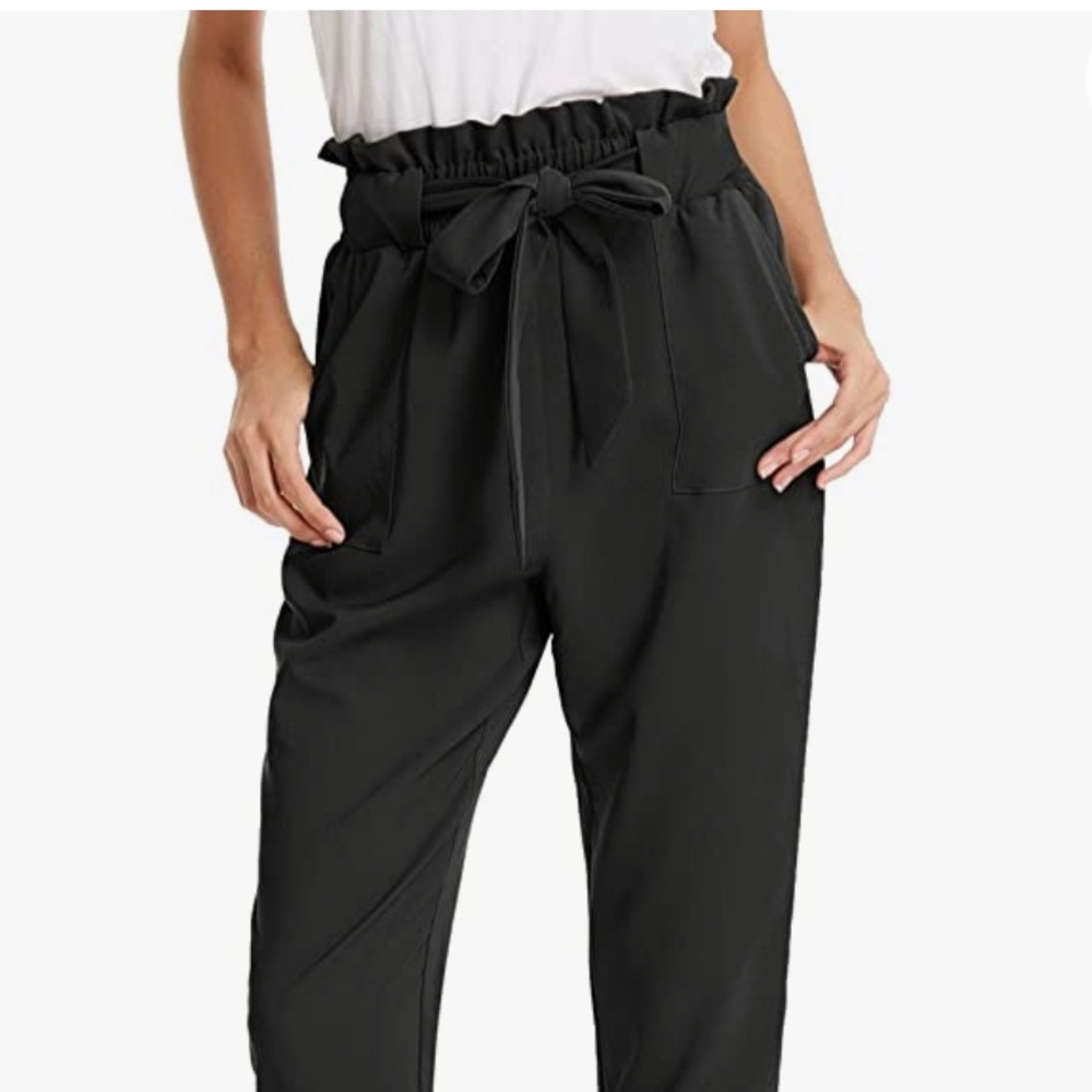 Cropped Paper Bag Waist Pants size XL